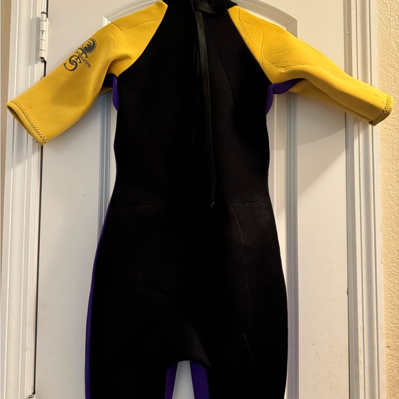 Purple and Yellow Wetsuit - Picture 2 of 4